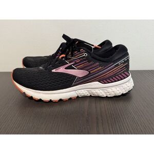 Brooks Adrenaline GTS 19 Womens Size 10 B Running Shoes Pink Black Athletic